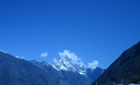 Himalaya view in nepal